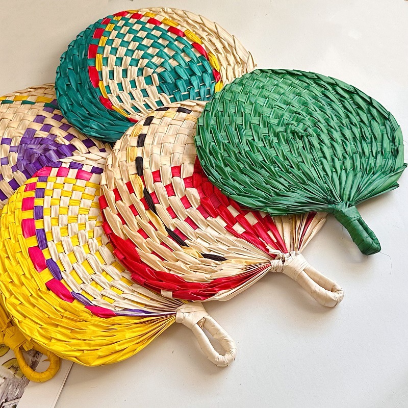 Chinese Style Handmade Fan Ret - Art Craft With Leaves 评论和价格
