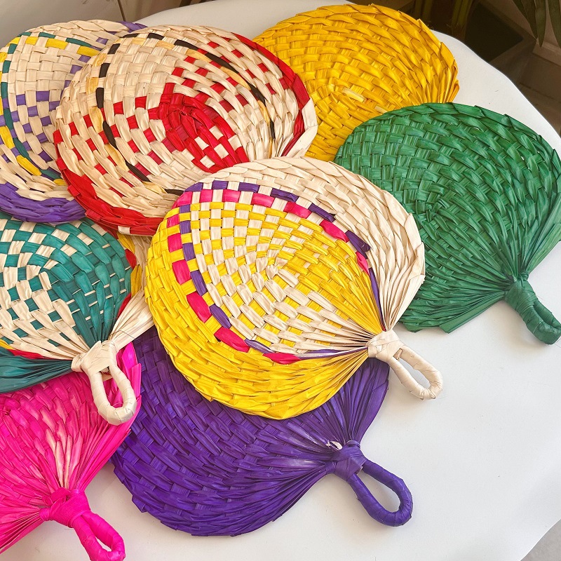 Chinese Style Handmade Fan Ret - Art Craft With Leaves 评论和价格