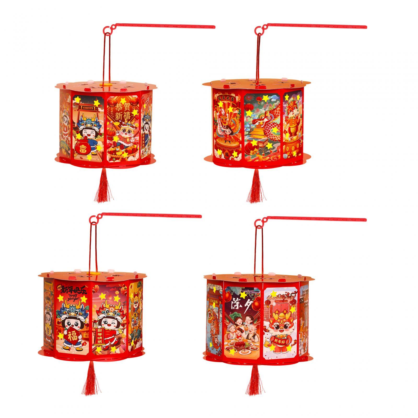 New Year Lantern DIY Material  - Art Craft New Year 评论和价格