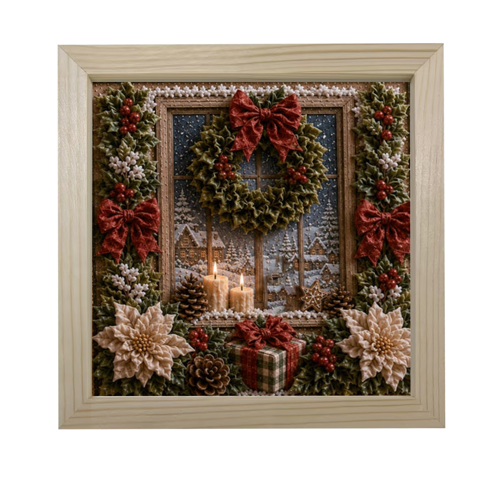 3D Christmas Fabric Poke Craft - Art Craft Event 评论和价格