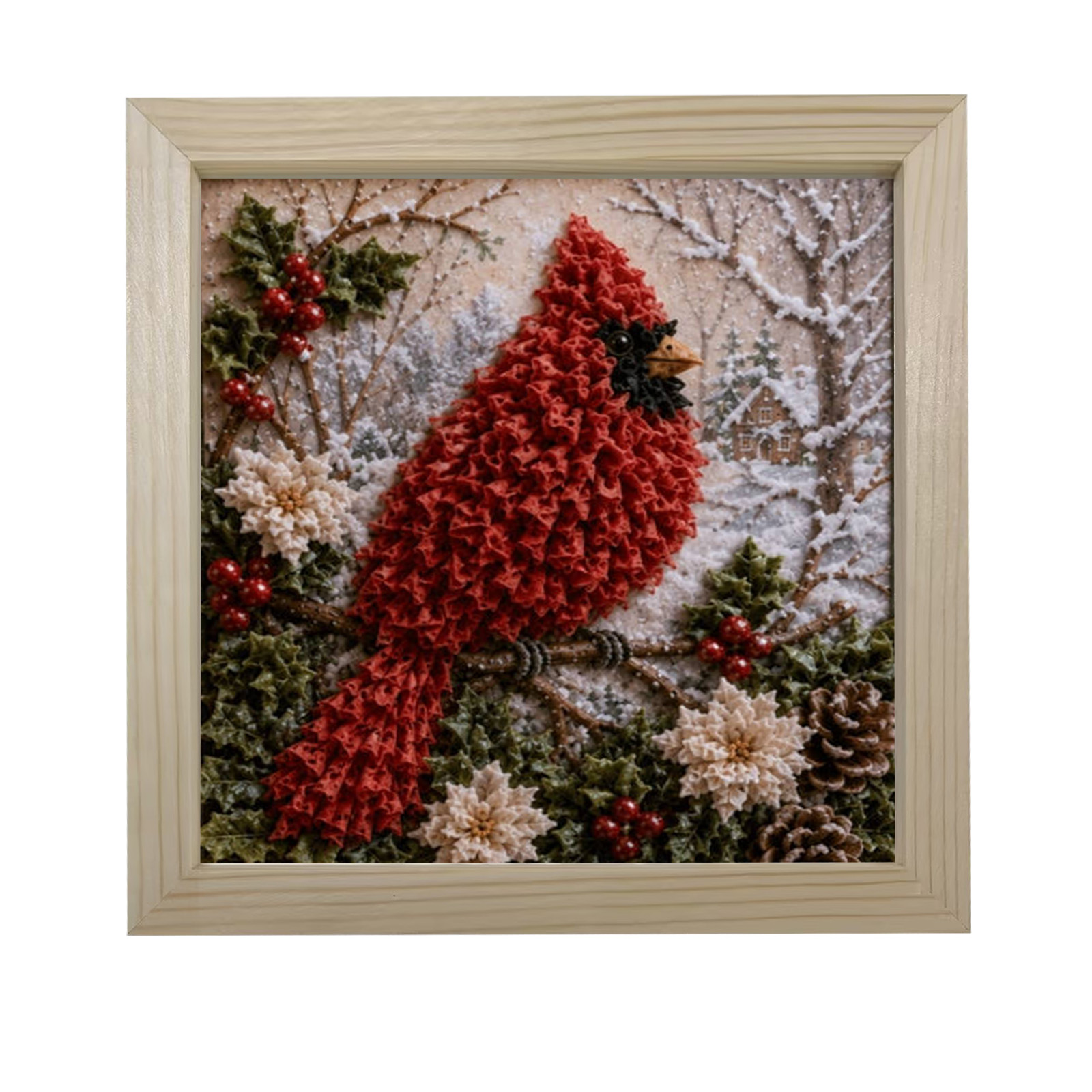 3D Christmas Fabric Poke Craft - Art Craft Event 评论和价格