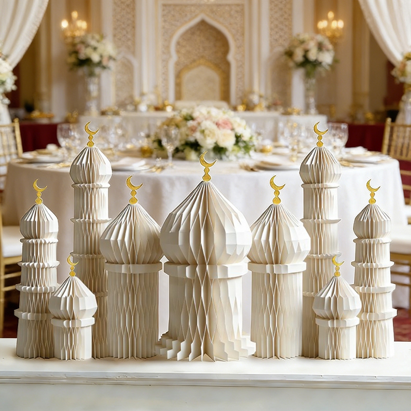 3D Honeycomb Paper Art Palace  - Art Craft Event 评论和价格