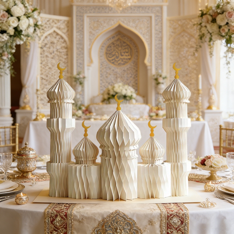 3D Honeycomb Paper Art Palace  - Art Craft Event 评论和价格
