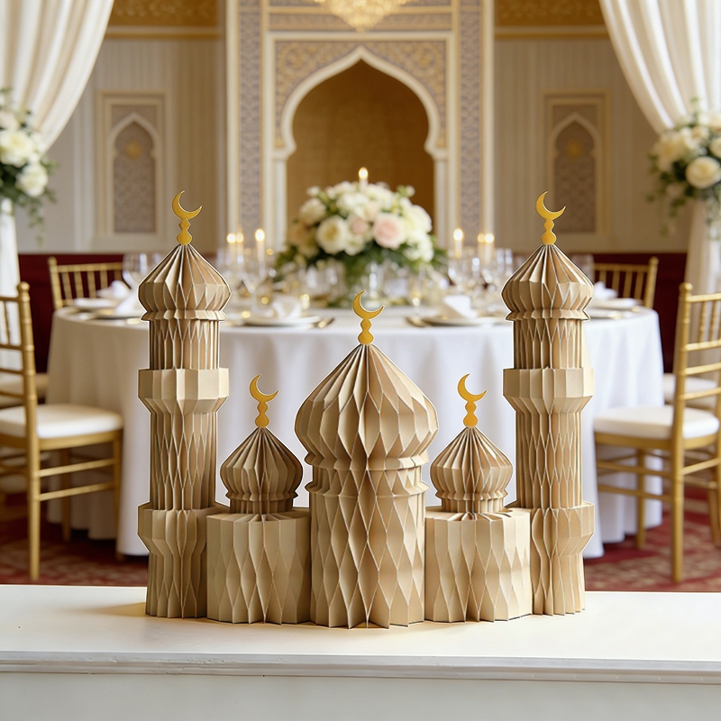 3D Honeycomb Paper Art Palace  - Art Craft Event 评论和价格