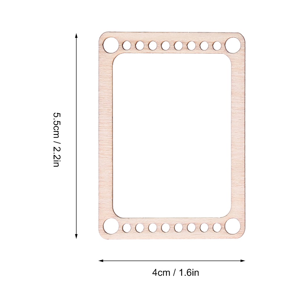 4pcs Practical Wooden Weaving  - Loom Weaving Frame 评论和价格