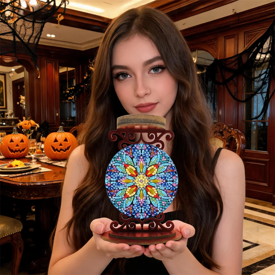 Flower candle holder Halloween - Art Craft Flower 评论和价格