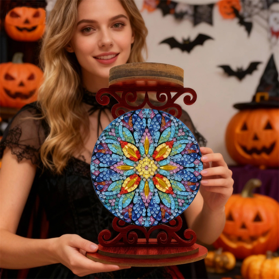 Flower candle holder Halloween - Art Craft Flower 评论和价格