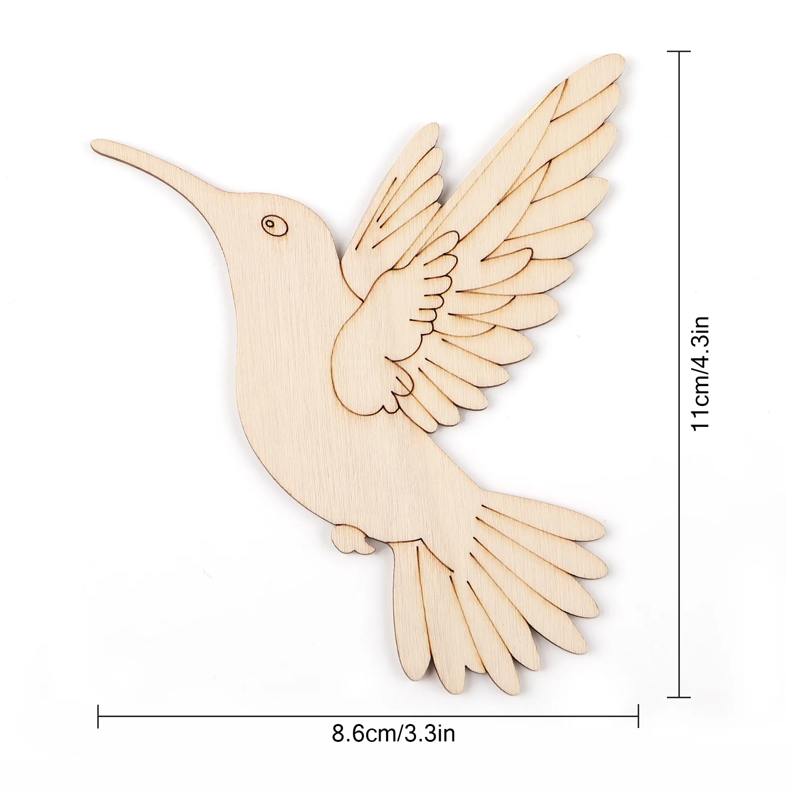 10pcs Unfinished Wood Animal B - Art Crafting 评论和价格