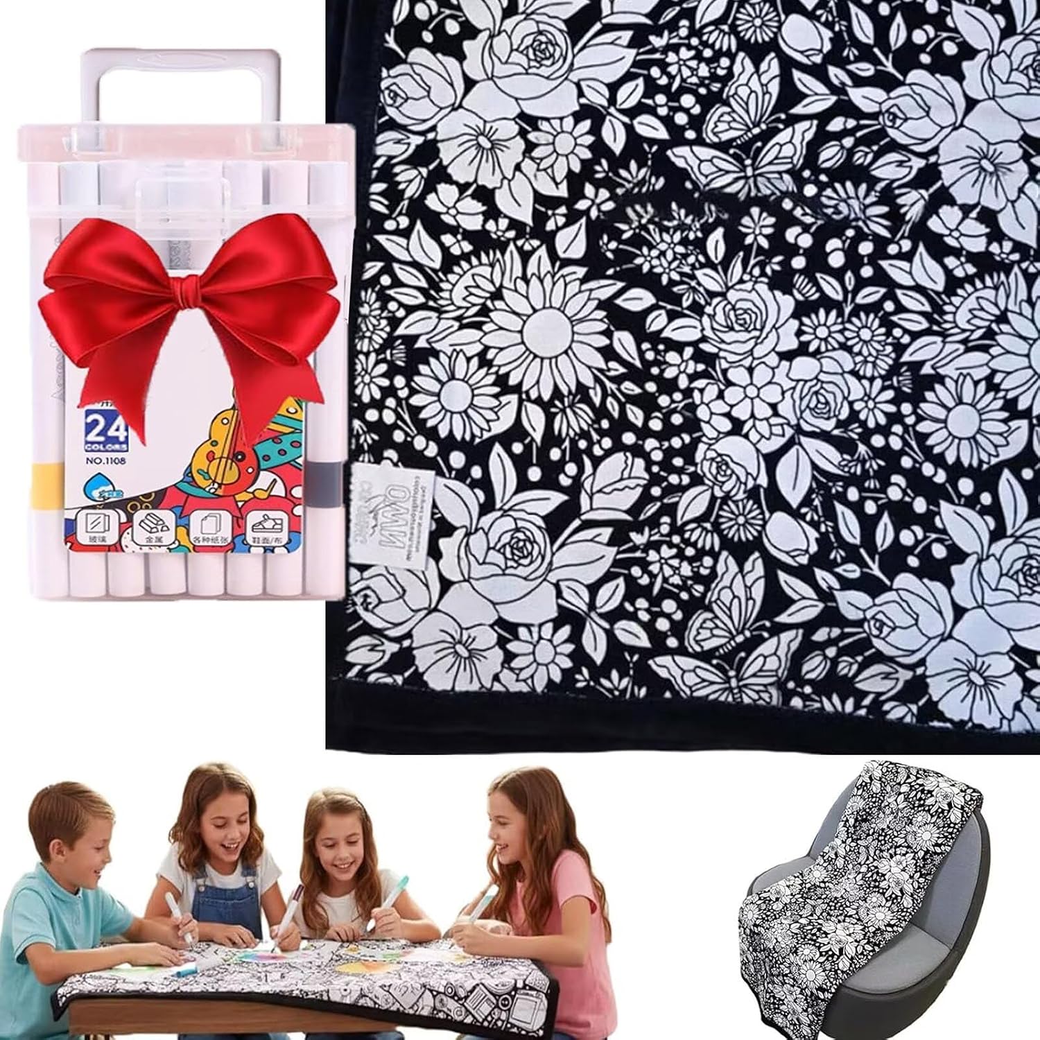 Color Your Own Blanket Washabl - Art Craft Activities 评论和价格
