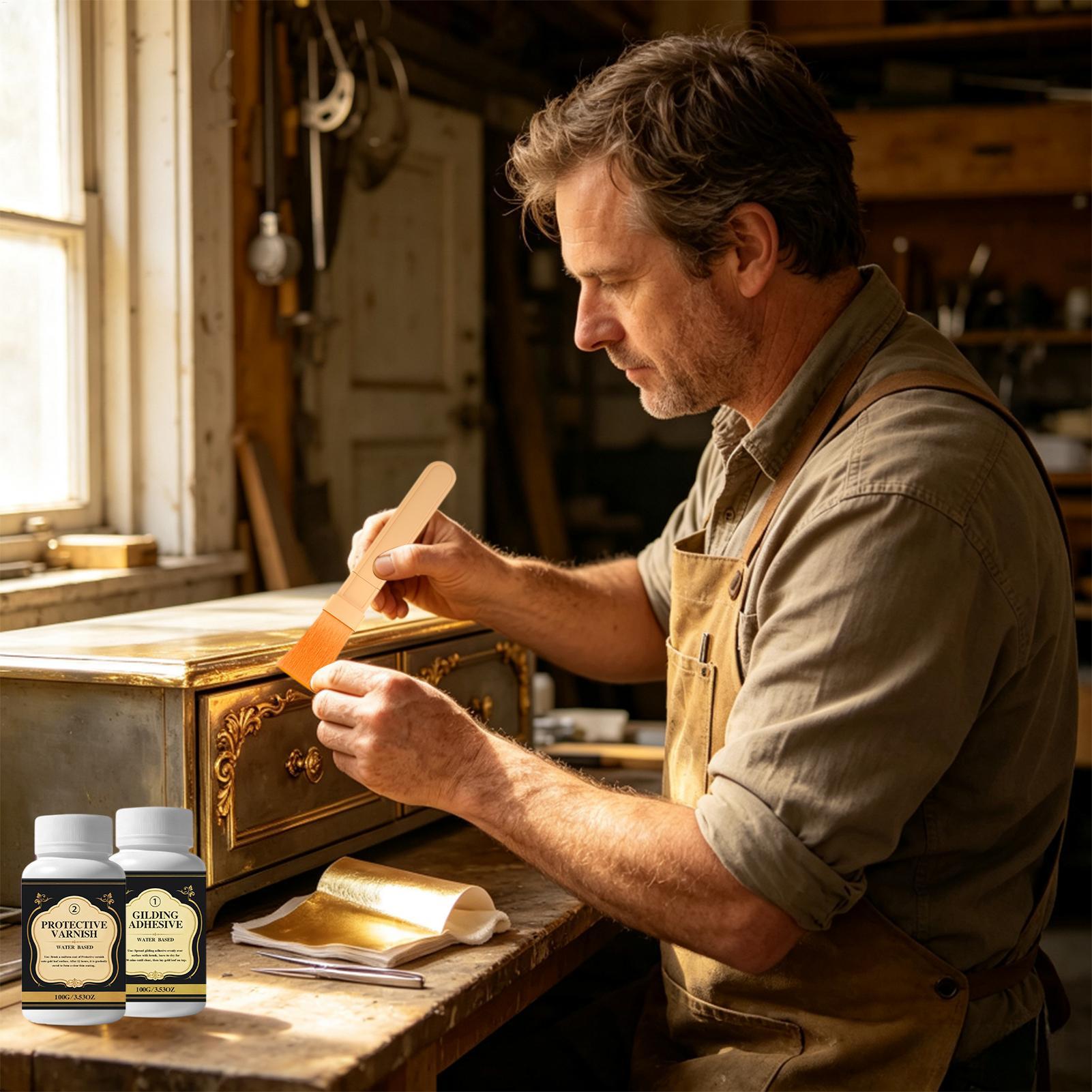 Gilding Adhesive Water-Based L - Art Craft With Leaves 评论和价格