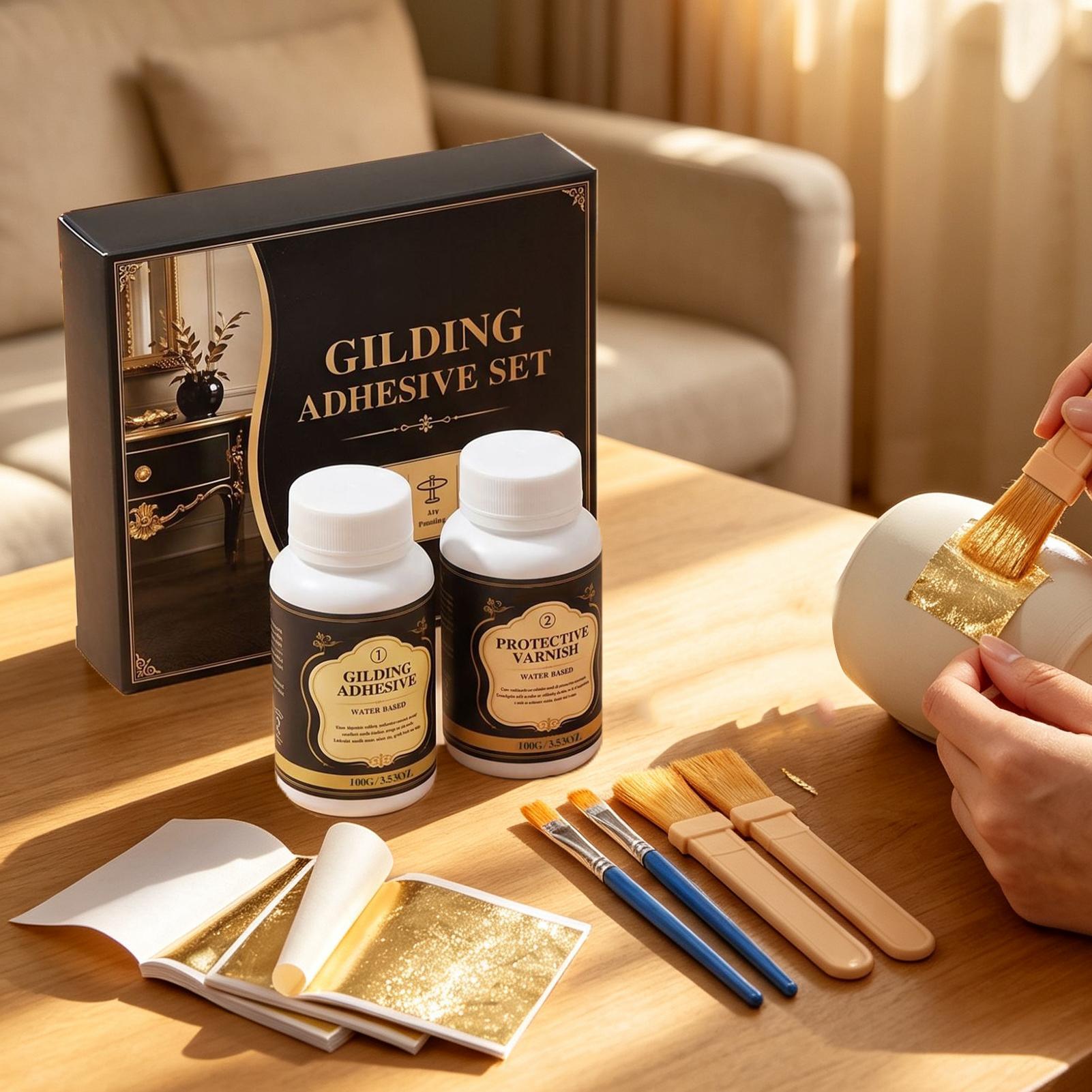 Gilding Adhesive Water-Based L - Art Craft With Leaves 评论和价格