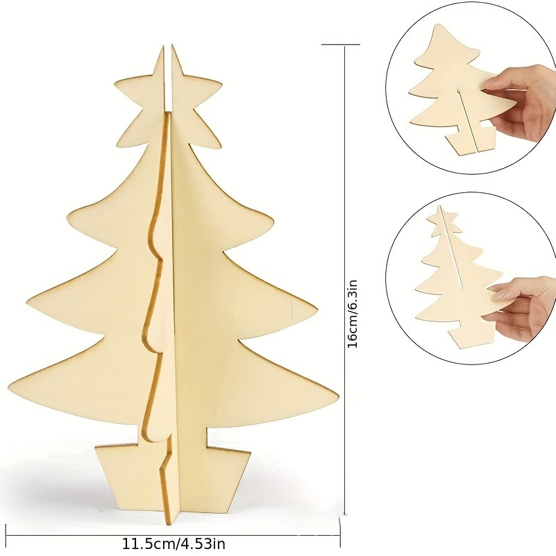 70pcs, DIY Wooden Christmas Tr - Art Craft Event 评论和价格