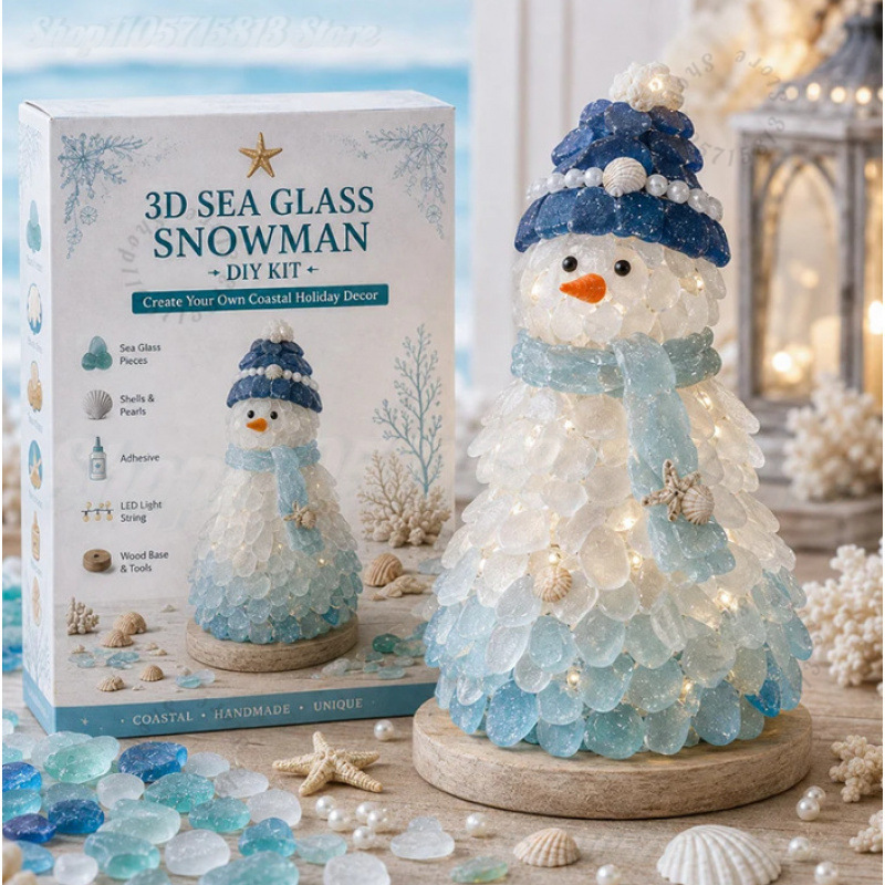 Christmas DIY Sea Glass Craft  - Art Crafting 评论和价格