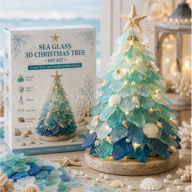 Christmas DIY Sea Glass Craft  - Art Crafting 评论和价格