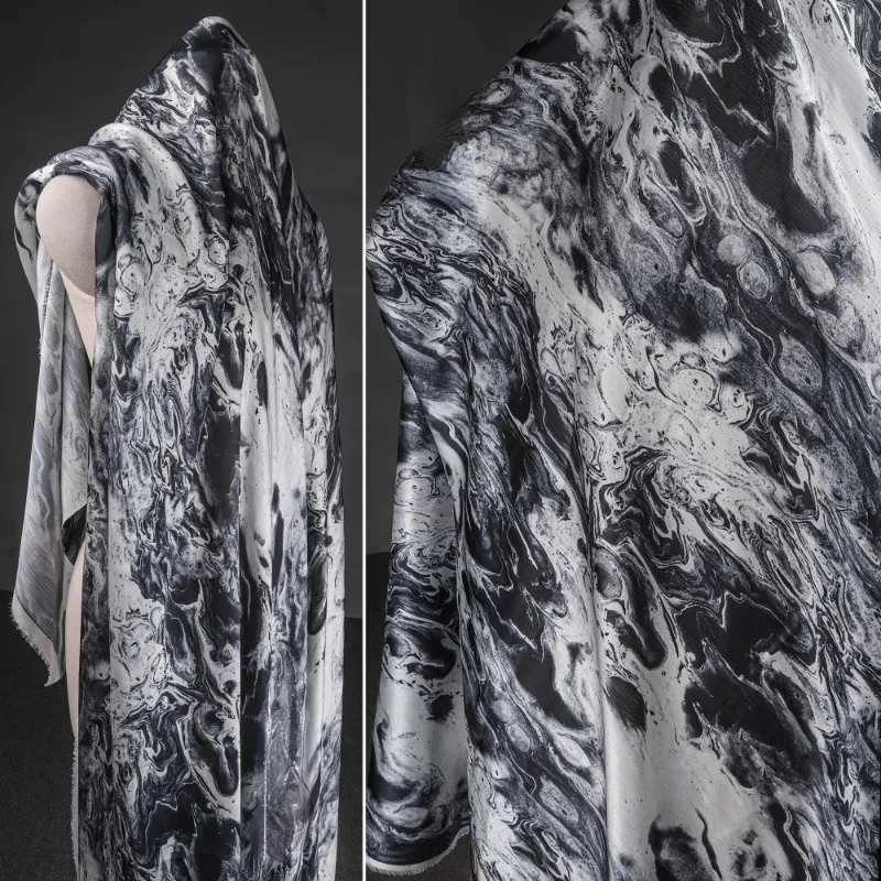 Black Chiffon Fabric Ink Paint - Silk Painting Dye 评论和价格