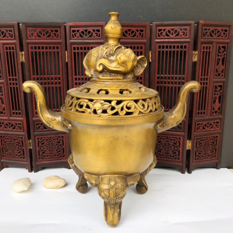 Exquisitely crafted antique-st - Art Craft Elephant 评论和价格