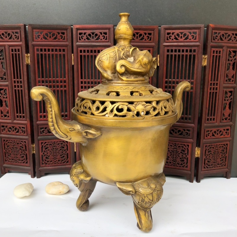 Exquisitely crafted antique-st - Art Craft Elephant 评论和价格