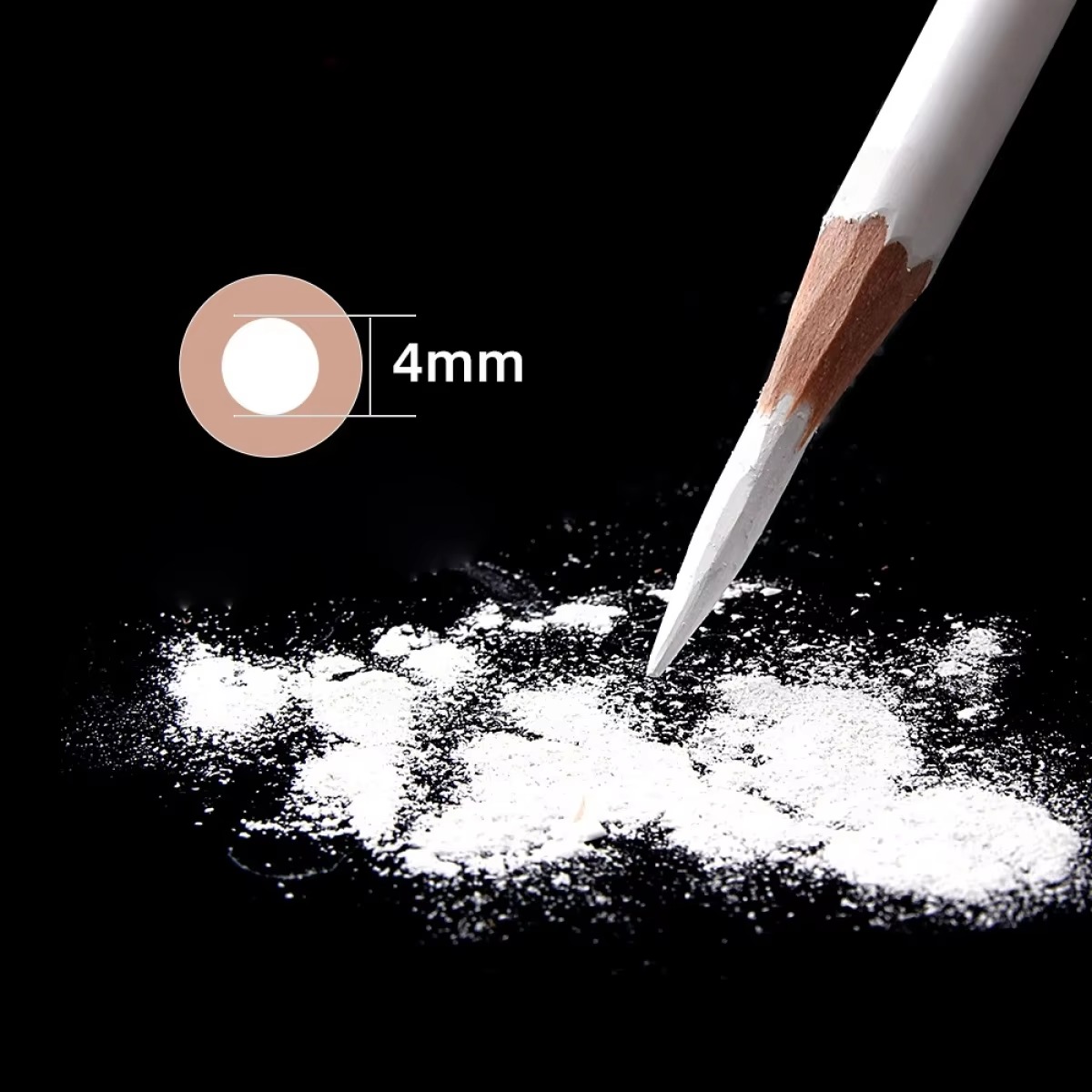 6Pcs/set White Charcoal Pencil - Sketching Charcoal Set 评论和价格