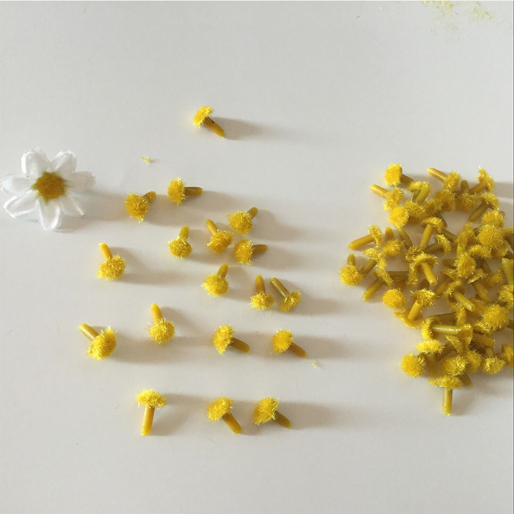 200Pcs Sunflower Stamens Simul - Art Craft Flower 评论和价格
