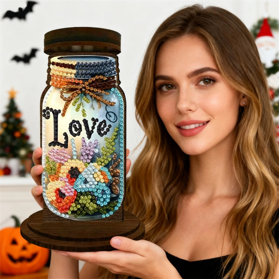 Love candle holder Halloween h - Art Craft Love 评论和价格