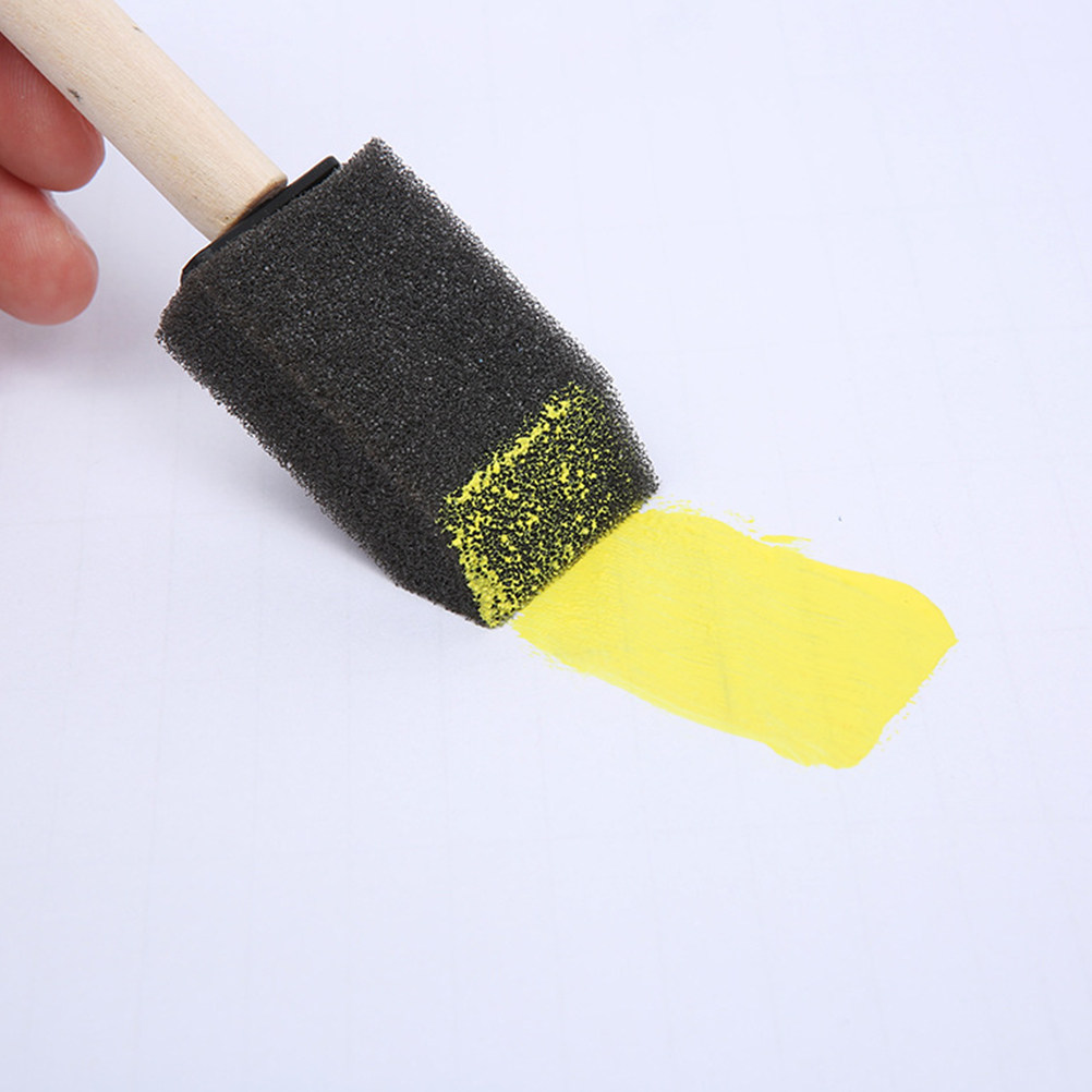 40Pcs Foam Sponge Brushes Wood - Art And Craft With Paint 评论和价格