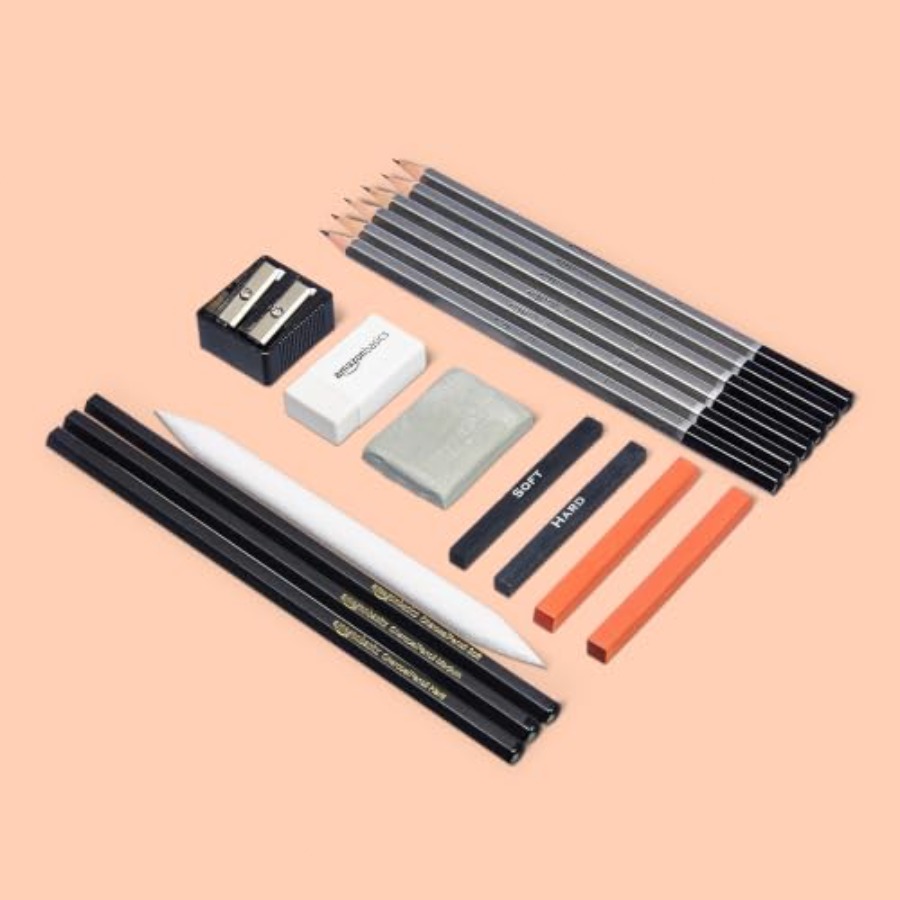 Sketching and Drawing Art Penc - Sketching Charcoal Set 评论和价格