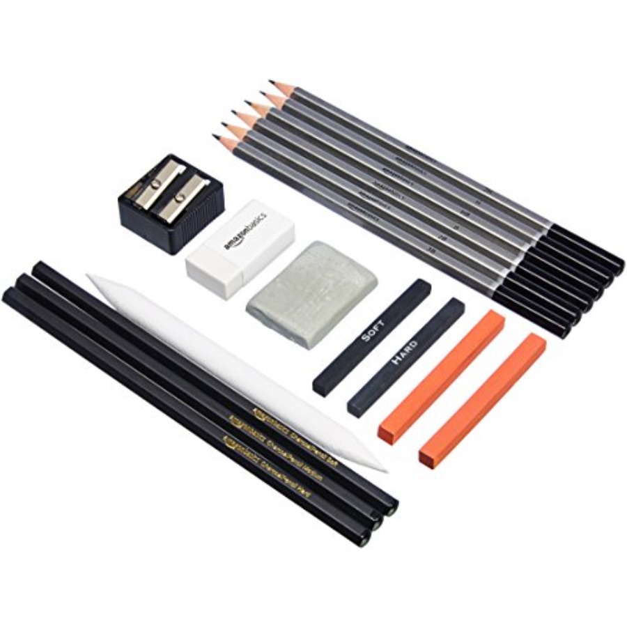 Sketching and Drawing Art Penc - Sketching Charcoal Set 评论和价格