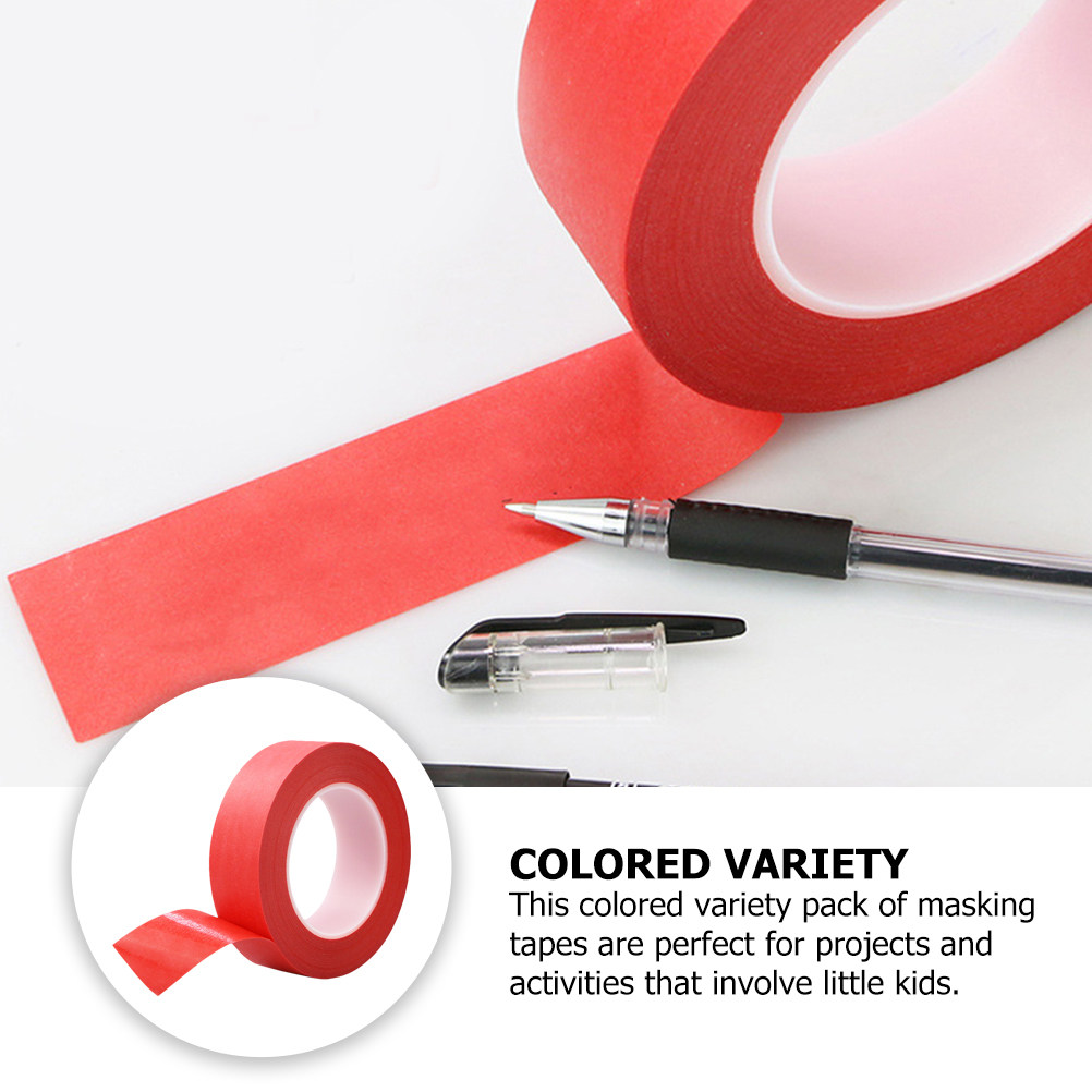 3 Red Masking Tape High Temper - Art Craft Activities 评论和价格