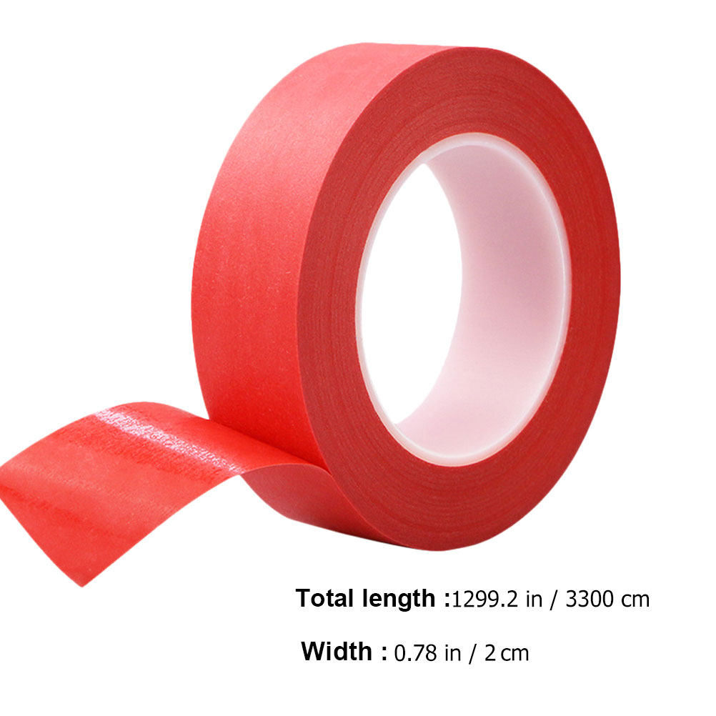 3 Red Masking Tape High Temper - Art Craft Activities 评论和价格