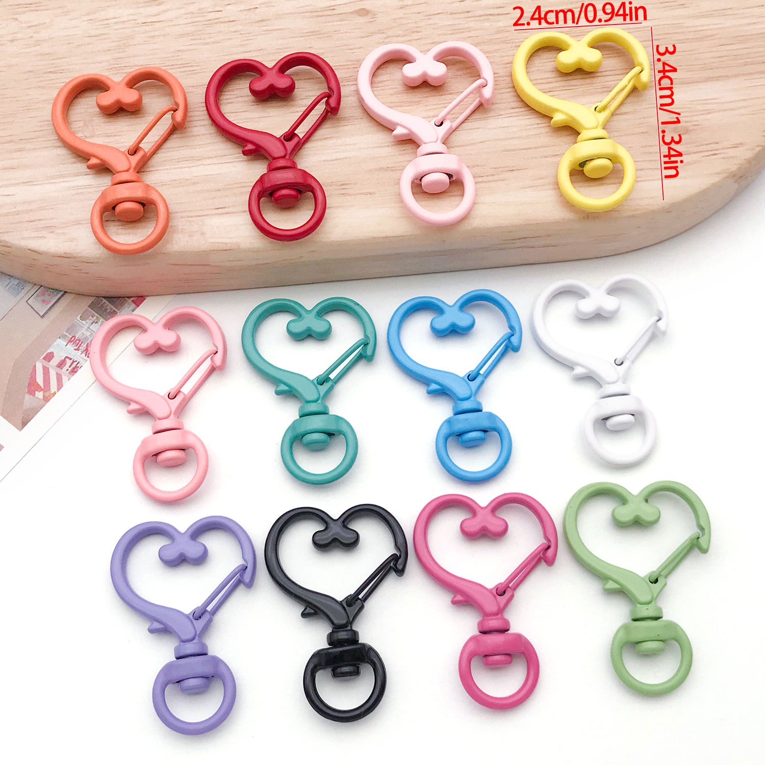20pcs 24x34mm Paint Love Hook  - Art Craft Love 评论和价格