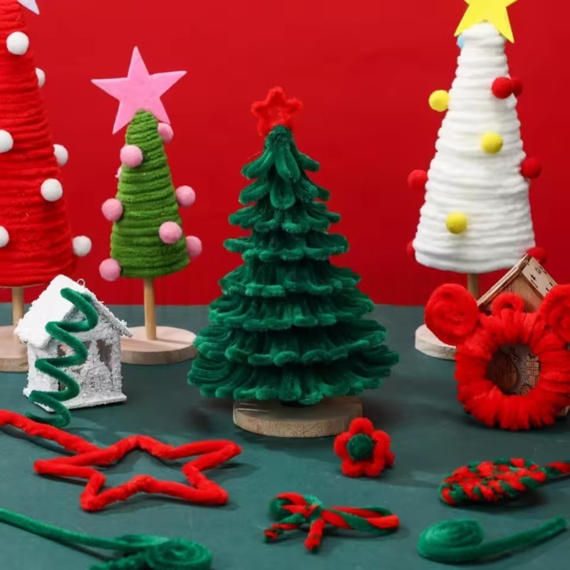 100-300 Pcs Thick Christmas Re - Art Craft New Year 评论和价格