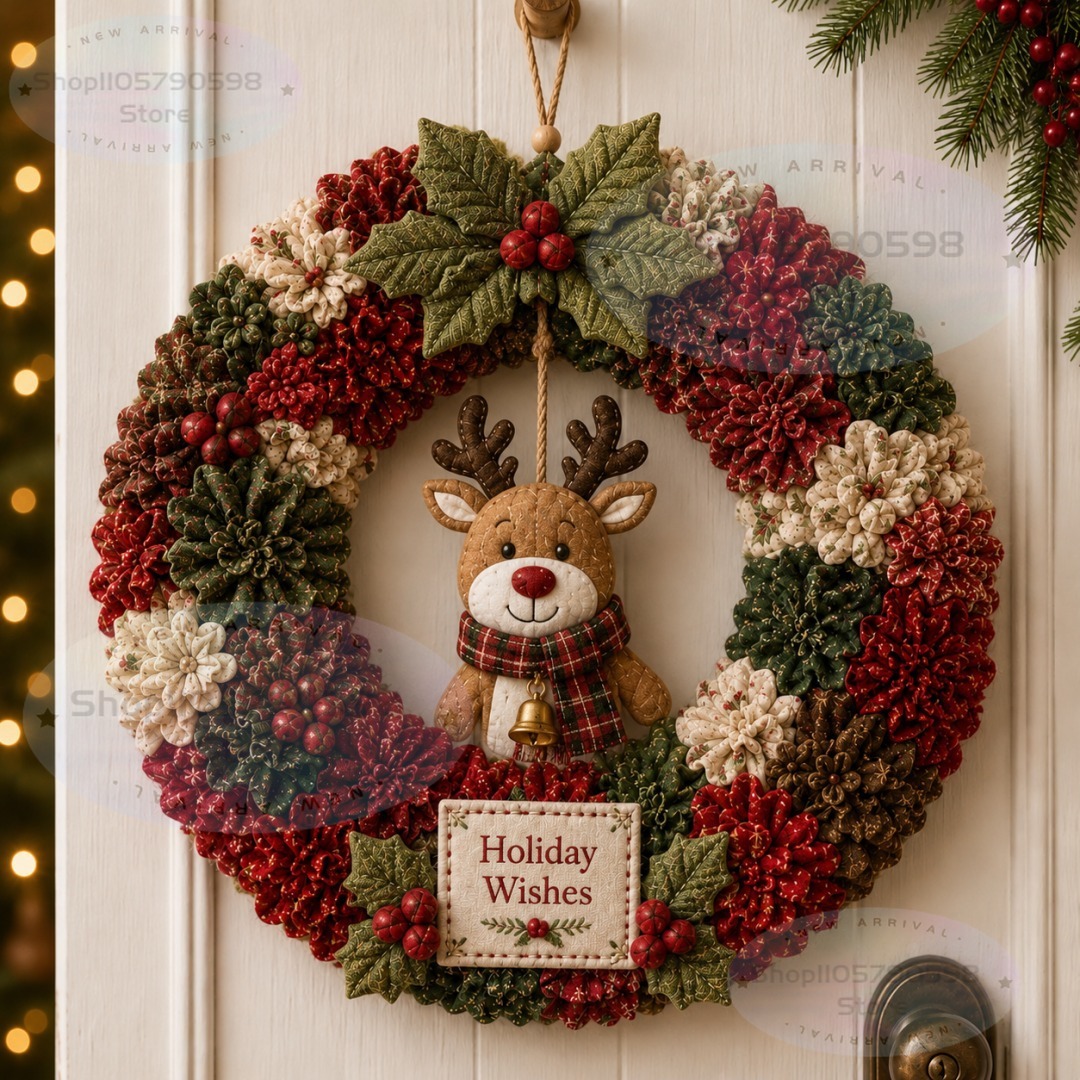 3D Fabric Poke Wreath DIY Kit, - Art Crafting 评论和价格