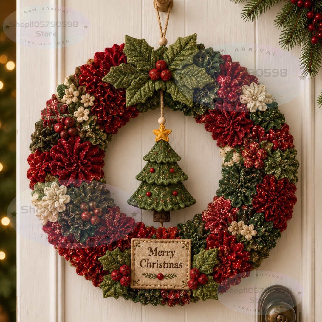 3D Fabric Poke Wreath DIY Kit, - Art Crafting 评论和价格
