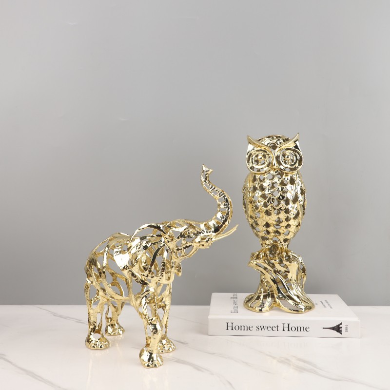 Metal Crafts Artificial Animal - Art Craft Elephant 评论和价格