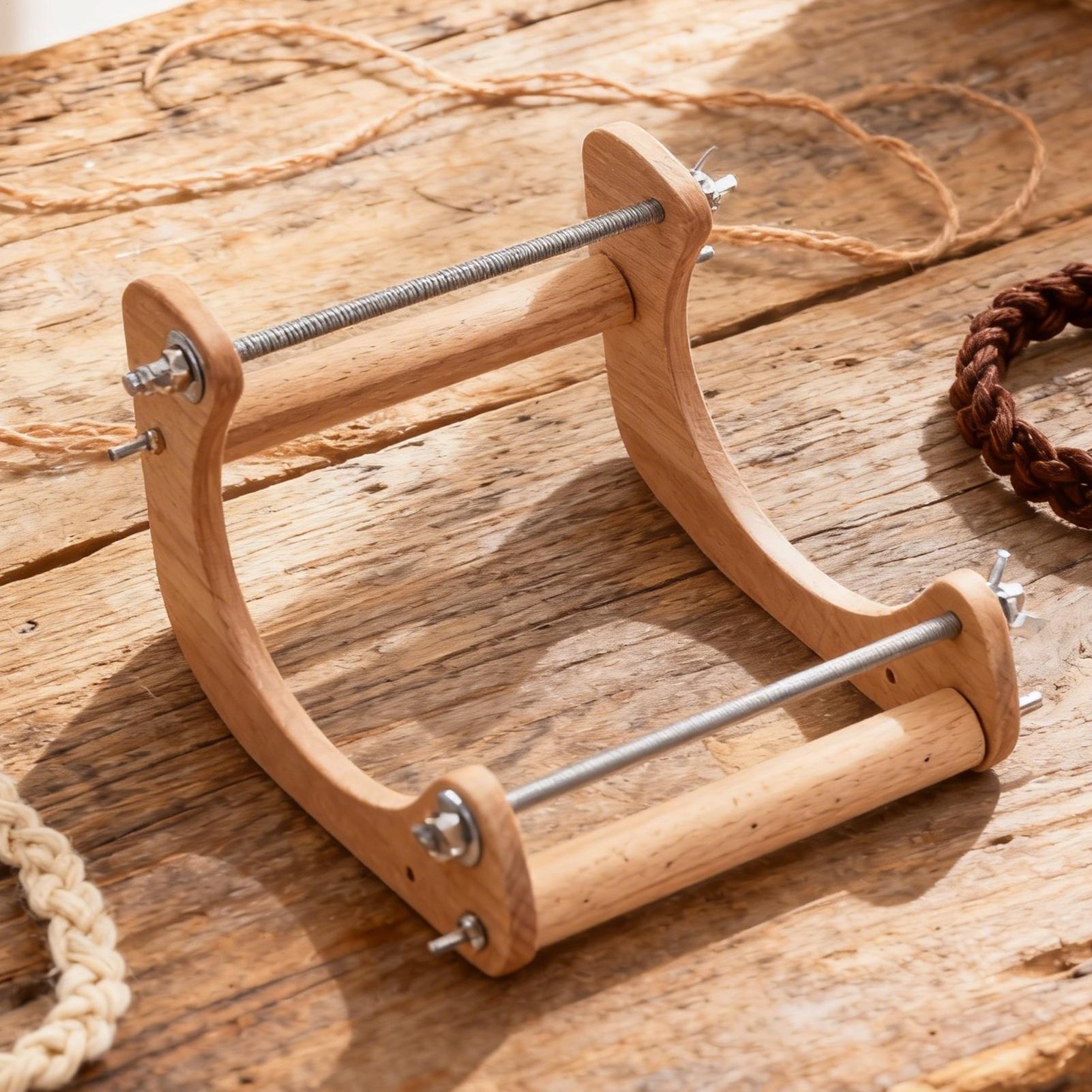 1pc Wood Beading Loom Adjustab - Loom Weaving Frame 评论和价格