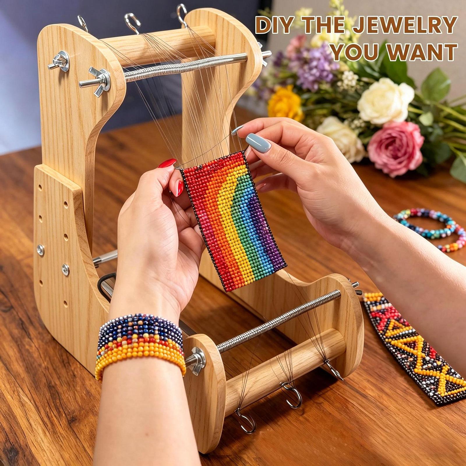 Versatile Bead Loom Adjustable - Loom Weaving Frame 评论和价格