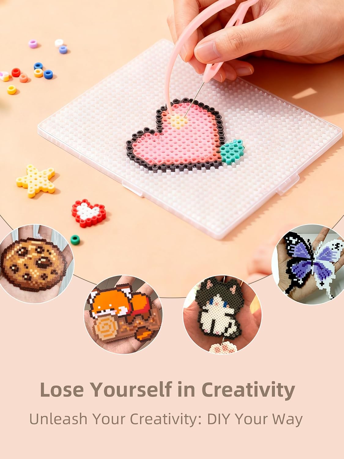 Fuse Beads Kit-Easy DIY-96 Col - Art Crafting 评论和价格